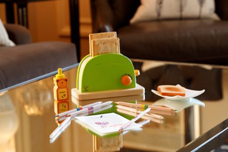 Kid's toys on a table